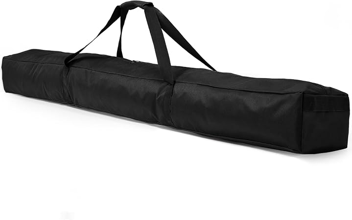 Ski Bag, Ski Travel Bag Airplane Double Ski Bag for Air Travel Waterproof Snowboard Bag for Skis Up to 180cm, Black