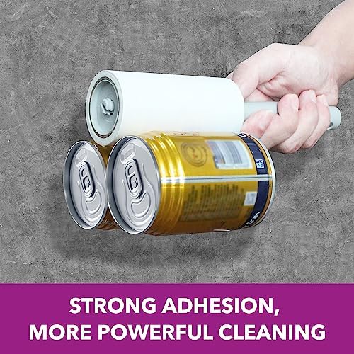 Lint Rollers for Pet Hair Extra Sticky, 1110 Sheets Mega Value Set Lint Roller with 5 Upgraded Handles, 10 Rollers Portable Pet Lint Roller for Clothes, Furniture, Dog & Cat Hair Removal