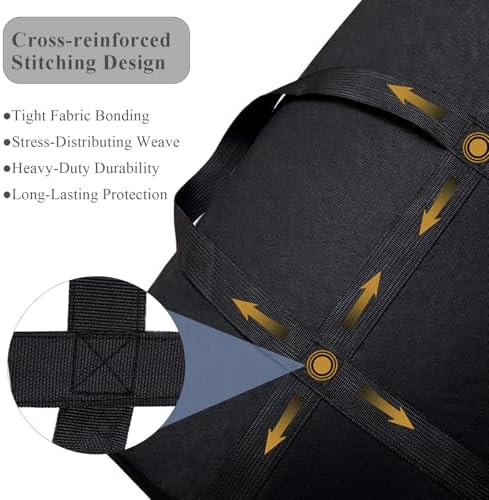 2 Pack 180L/47.5 Gallons Extra Large Storage Bags Jumbo Duffle Bag for Travel Moving Totes Boxes Heavy Duty Stronger Handles Zippers Reusable Storage Totes for Bassinet Clothes Blankets