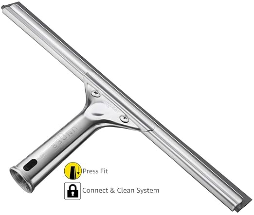 Unger Professional Stainless Steel Heavy-Duty Squeegee,12",Silver,(Pack of 10)