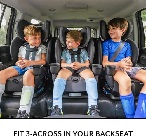 All4Stages Slim 4-in-1 Convertible Car Seat (Tybee Black)