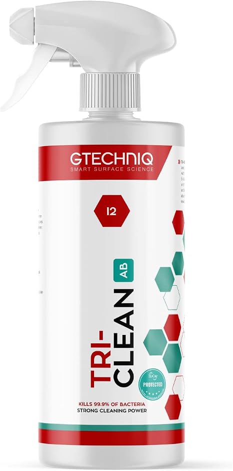 Gtechniq I2 Tri-Clean All-Surface Cleaner 16.9 fl oz | Car Interior Odor Absorber, Ensures Surfaces Remain Fresh, Remove