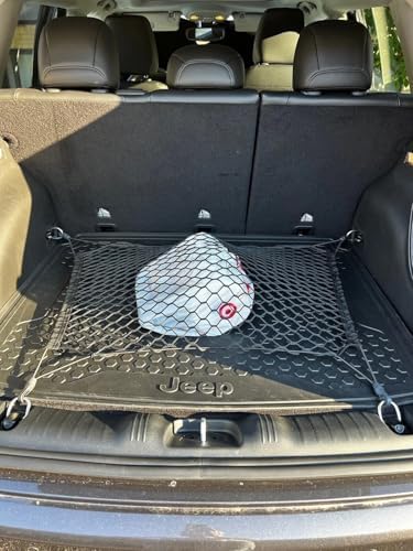 Rear Trunk Organizer Cargo Net for Jeep Renegade 2015-2025 – Floor Style Cargo Net for SUV – Premium Mesh Car Trunk Organizer Vehicle Carrier Storage – Compatible with Renegade