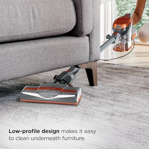 Shark Rocket Corded Stick Vacuum, Carpet & Hard Floors, Gray/Orange, HV301