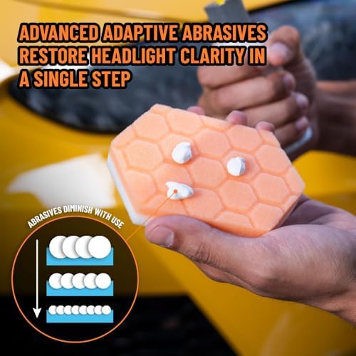 Headlight Restore & Protect, Clears Cloudy Lenses, 16 oz
