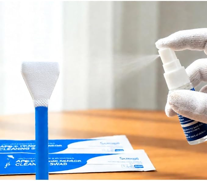 Dry APS-C Sensor Cleaning Swabs (CCD/CMOS), 20pcs 16mm DSLR or SLR Mirrorless Digital Camera Cleaning kit (No senrsor Cleaning Solution)