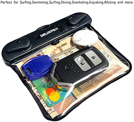 DRLOKPAK Submersible Waterproof Wallet 2Pack Dry Car Key FOB Case Bag