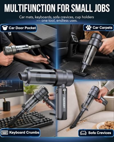 Car-Vacuum Portable Cordless High Power Easy Empty Mini Hand Vacuum