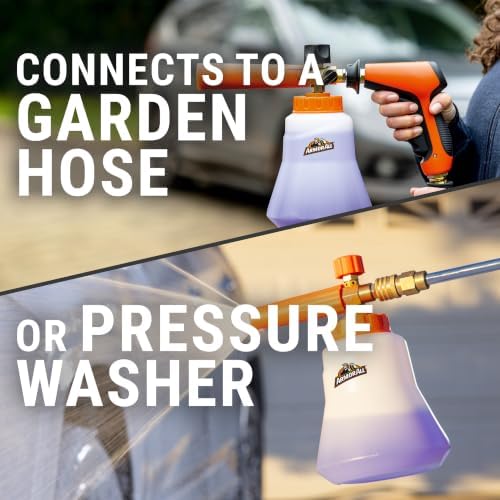 2-in-1 Foam Cannon Kit for Garden Hoses and Power Washers