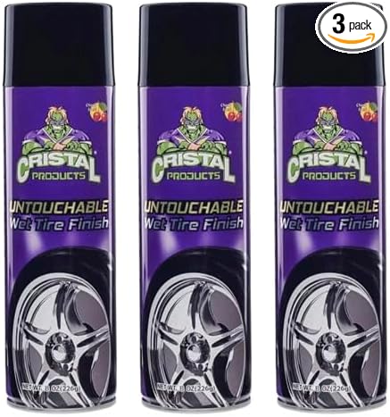 Untouchable Tire Shine Spray High Gloss Tire Shine 8oz 3PK - Cleanova