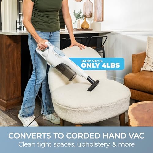 200 Series Corded Stick Vacuum with Hair Eliminator Nozzle