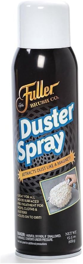 Fuller Brush Duster Spray -15.5 oz Multi Surface Dust Removing Sprayer - Safe Household Cleaning for Floors, Furniture, Blinds & Car Interiors (Pack of 6)