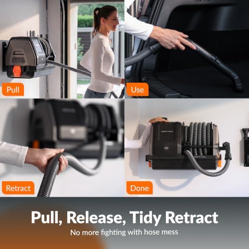 Grandstorm Garage Vacuum Cleaner with Retractable 30FT Hose