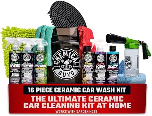 16-Piece Arsenal Builder Ceramic Car Wash Kit with Foam Gun
