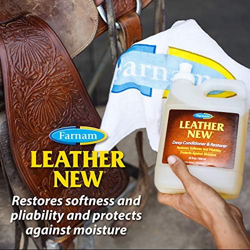 Leather New Easy-Polishing Glycerine Saddle & Leather Cleaner, 32 oz