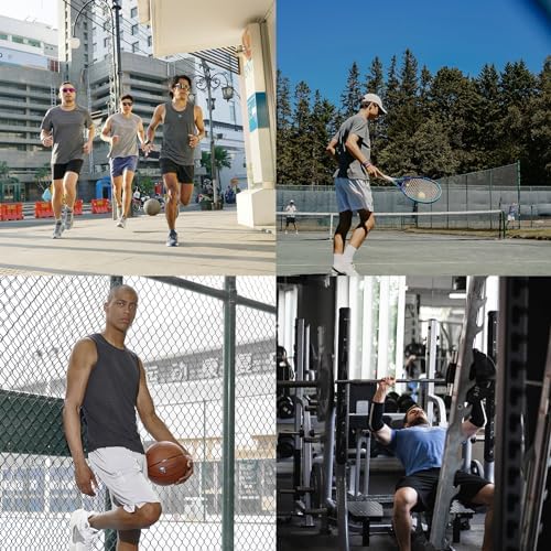 Men's Athletic Gym Shorts 10"/7"/5" Running Basketball Tennis