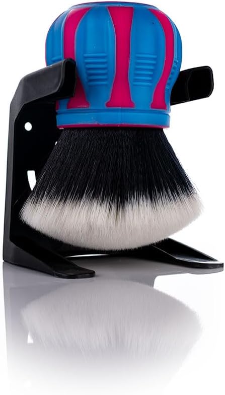 Detail Factory - Curveball XL Synthetic Brush - Ultra Soft Bristles, Comes with Storage Rack, Covers Large Area Inside or Outside Vehicles - Octane Underglow