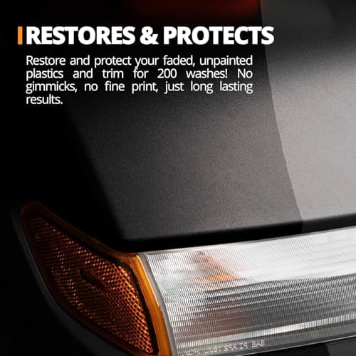 Ceramic Trim Coat Kit - Quick Plastic Trim Restorer - Ceramic Coating Guaranteed Restoration to Last Over 200 Washes – A Ceramic Coating, Not a Dressing