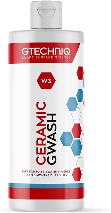 Gtechniq Car Shampoo, 2-in-1 Ceramic GWash and Hydrophobic Coating for Car Cleaning, 33 fl oz