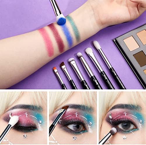 Eye Makeup Brushes Set Professional for Eyeshadow Eyeliner Brow T177