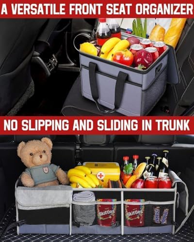 Car Trunk Organizer with Portable Leak Proof Cooler Bag