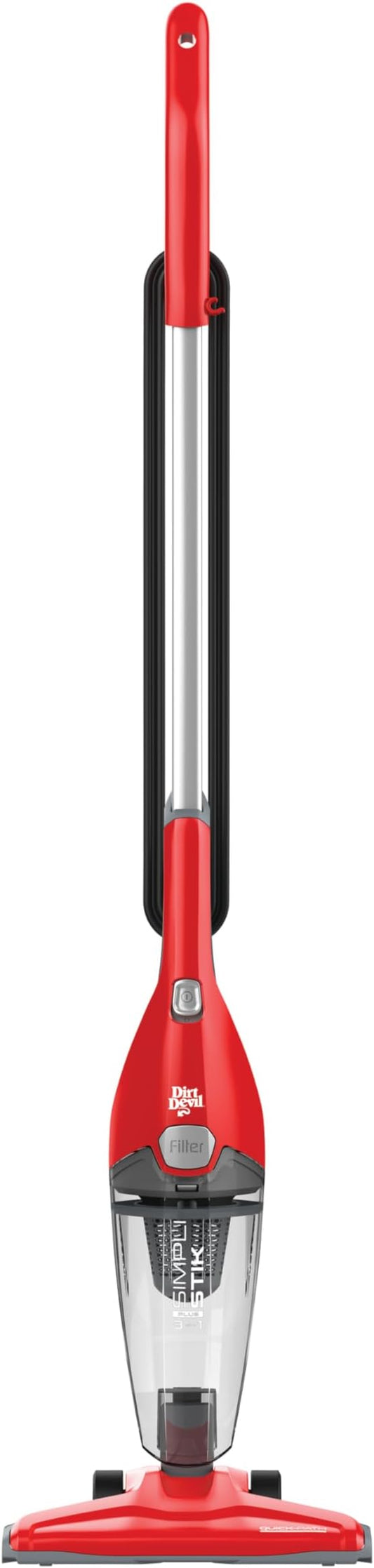 Dirt Devil Simpli Stik Plus 3-in-1 Vacuum Cleaner, Lightweight, Bagless, Ideal for Dorms, Apartments and Other Small Spaces, Corded Vacuum Cleaners for Home Use