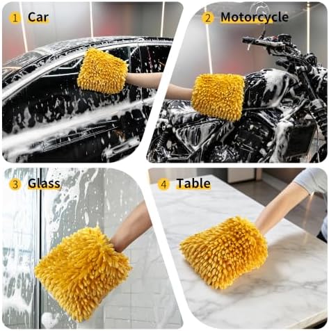 Premium Chenille Microfiber Car Wash Mitt