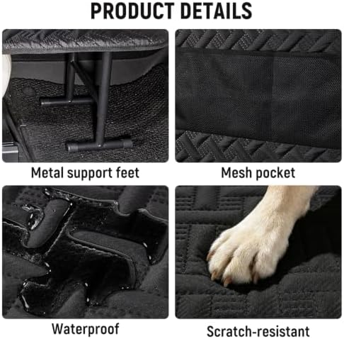 Dog Car Seat for Small Medium Dogs,Car Dog Bed,Front Seat Extender