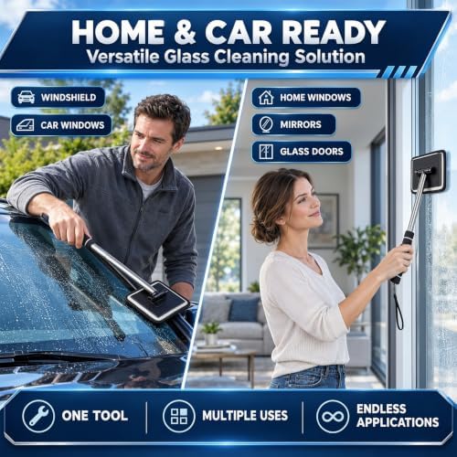 2026New Dual Magnetic Windshield Cleaner for Car