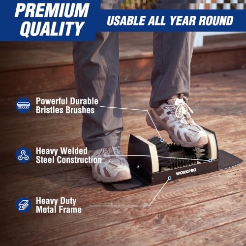 Boot Scrubber, Shoe Brush Kit, Boot Brush Set Outdoor Indoor
