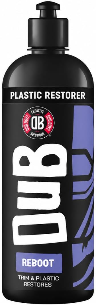 DUB BOYZ Reboot Trim & Plastic Restorer – 16 oz, Restores Faded Surfaces, UV Protection, Water-Resistant Finish, Easy Ap