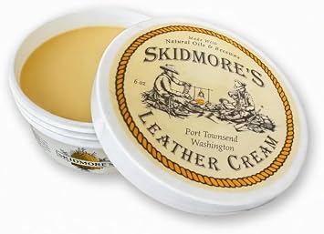 Skidmore’s Leather Cream: All-Natural, Non-Toxic Leather Conditioner - Made in USA Since 1984. Water Repellent Formula R
