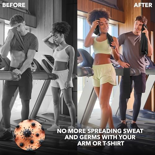 Microfiber Gym Towels, Quick Dry, Highly Absorbing, Odor-Free