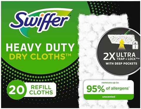 Sweeper Heavy Duty Dry Sweeping Cloths, 40 Count