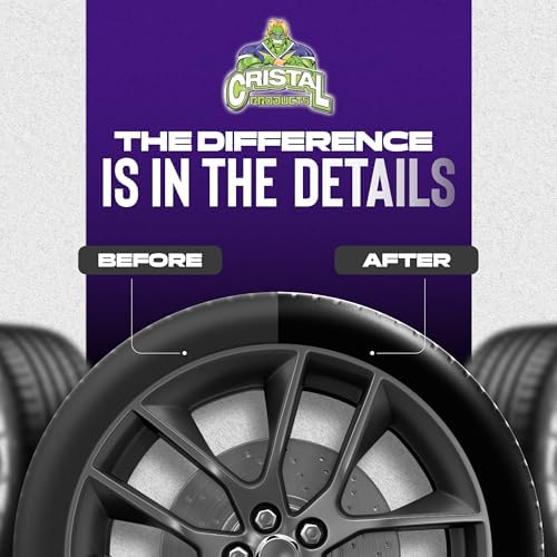 Untouchable Tire Shine Spray (3 Pack) – Citrus Scent, Wet Look Tire Shine, No Sling, Long Lasting Car Tire Shine, No Touch Application