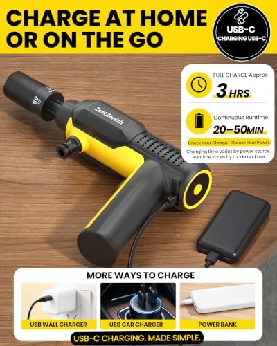 Foldable Cordless Pressure Washer Battery Powered; Mini Pressure Washer