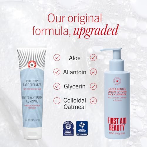 First Aid Beauty Ultra Gentle Cream-to-Foam Cleanser