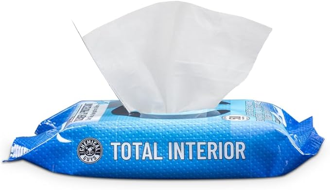 Chemical Guys PMWSPI22050 Total Interior Cleaner & Protectant Wipes Mega 100 Pack, Safe for Cars, Trucks, SUVs, Jeeps, Motorcycles, RVs & More ( 50 Ct)