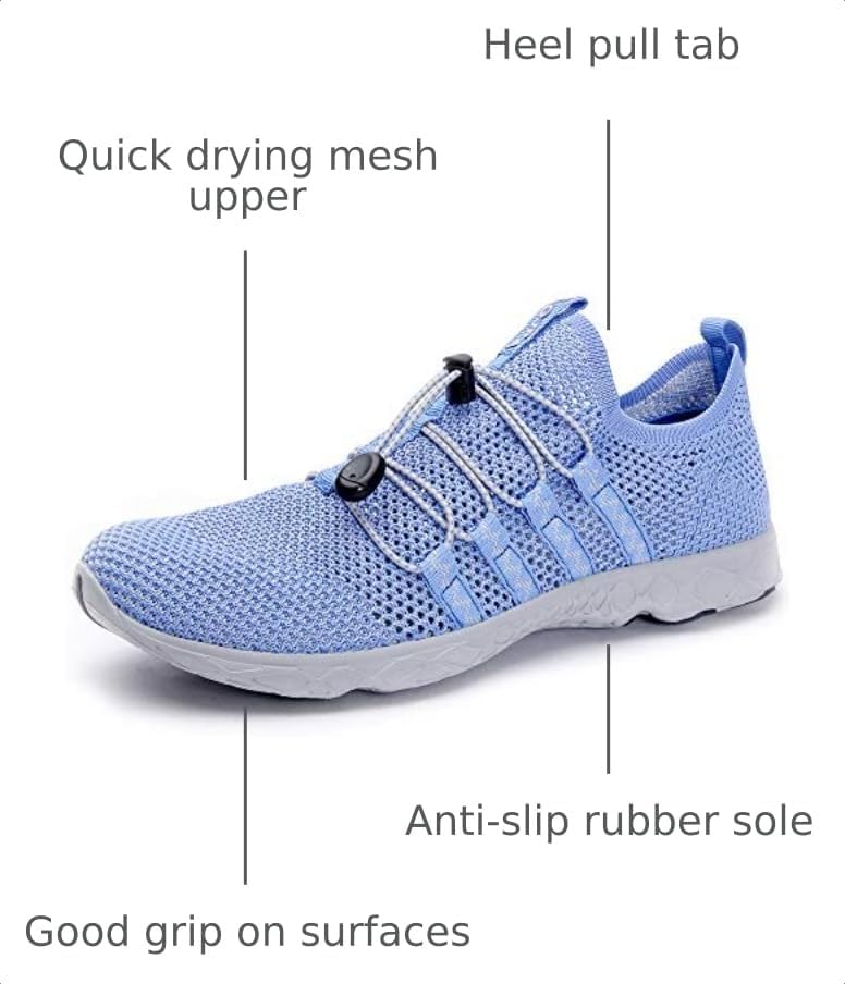 Women's Quick Drying Water Shoes Lightweight Sport Aqua Walk Shoes