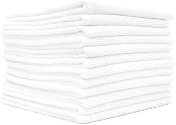 The Rag Company - All-Purpose Microfiber Terry Cleaning Towels - Commercial Grade, Highly Absorbent, Lint-Free, Streak-F