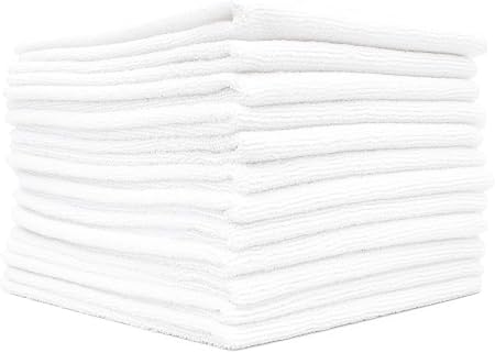 The Rag Company - All-Purpose Microfiber Terry Cleaning Towels - Commercial Grade, Highly Absorbent, Lint-Free, Streak-F