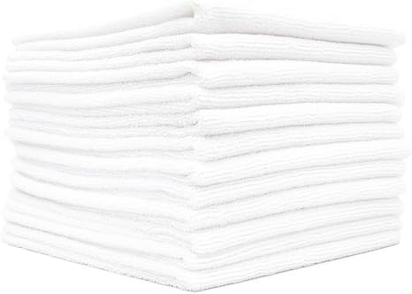 The Rag Company - All-Purpose Microfiber Terry Cleaning Towels - Commercial Grade, Highly Absorbent, Lint-Free, Streak-F