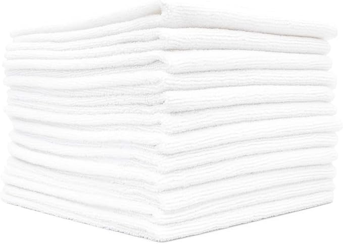 The Rag Company - All-Purpose Microfiber Terry Cleaning Towels - Commercial Grade, Highly Absorbent, Lint-Free, Streak-F