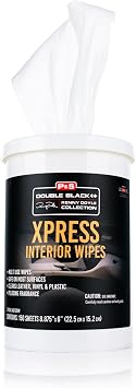 P&S XPRESS Interior Wipes - Versatile All-in-One Cleaning Wipes for Leather, Vinyl, Plastic, and More - Safe for Vehicle