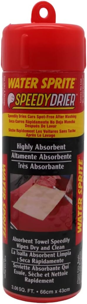 S.M. Arnold Water Sprite Duo Drier-Resistant to Most Chemicals & unharmed by Grease & Oil-Speedily Dries Cars Spot Free 