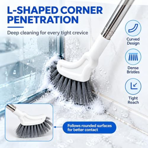 Telescopic Crevice Cleaning Brush,Extendable Crevice Cleaning Brush 2PCS