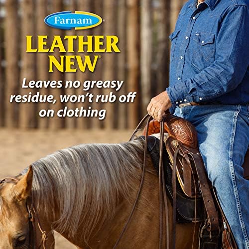 Leather New Easy-Polishing Glycerine Saddle & Leather Cleaner, 32 oz