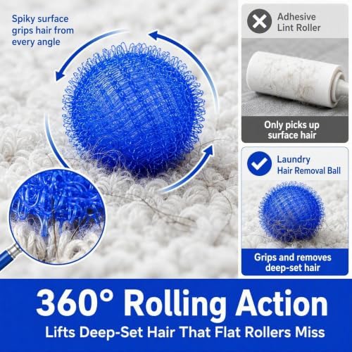 Pet Hair Remover for Laundry,Suitable for Washing Machines,Dryers-12PCS