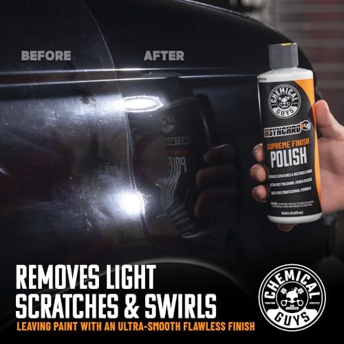 InSynchro V45 Medium Cut Car Polish for Paint Defects, 16 oz