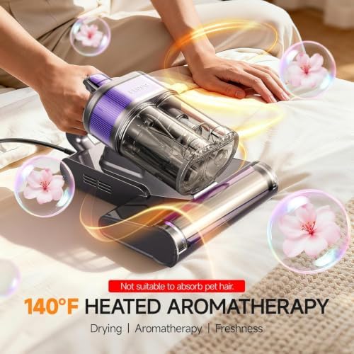 Mattress Vacuum Cleaner PRO, 4-in-1 16Kpa Bed Vacuum with UV-C Light
